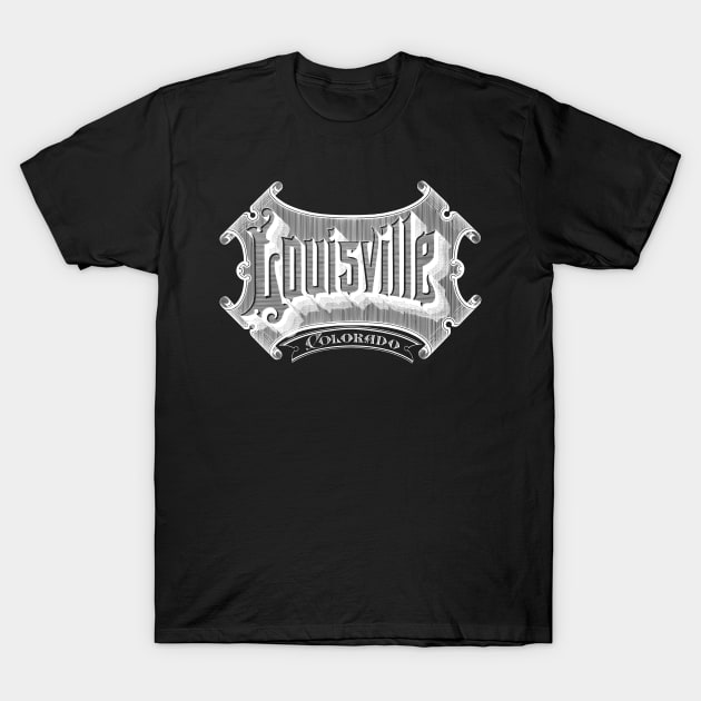 Vintage Louisville, CO T-Shirt by DonDota